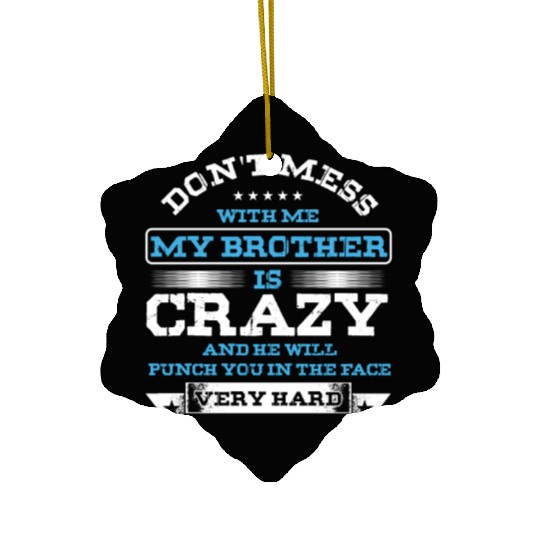 Little Sister Little Brother Big Bro Lil Sis My Ceramic Ornaments