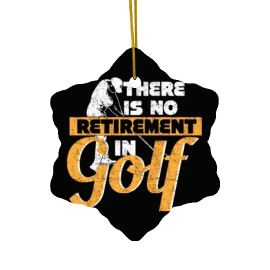 Golf retirement Ceramic Ornaments