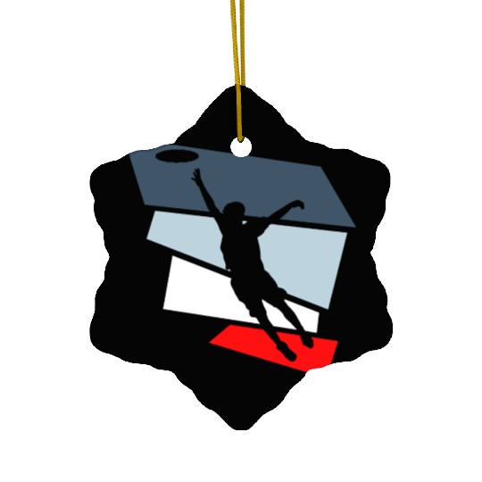 frisbee ultimate frisbee Ceramic Ornaments