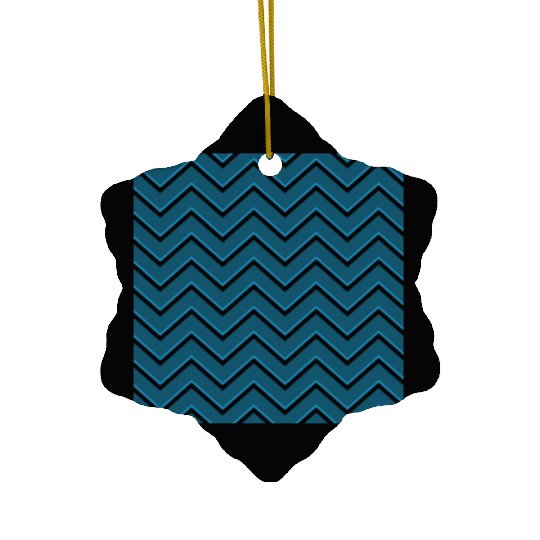 zig zag Ceramic Ornaments