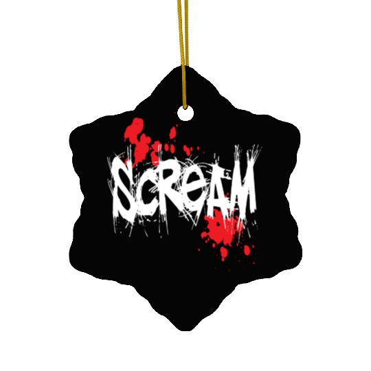 scream Ceramic Ornaments