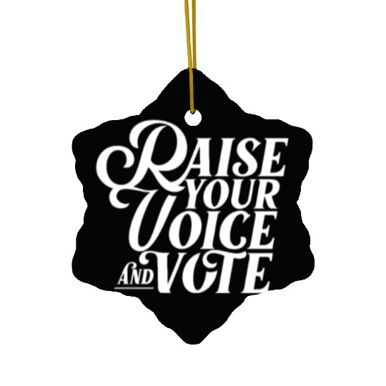 Election vote Voting Voter Campaign Ceramic Ornaments