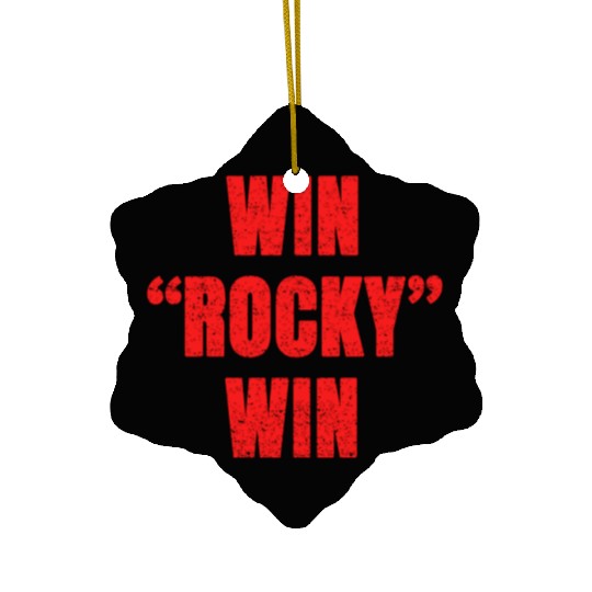 win rocky win Ceramic Ornaments inspired boxing Ceramic Ornaments