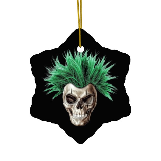 Punk harlequin Ceramic Ornaments