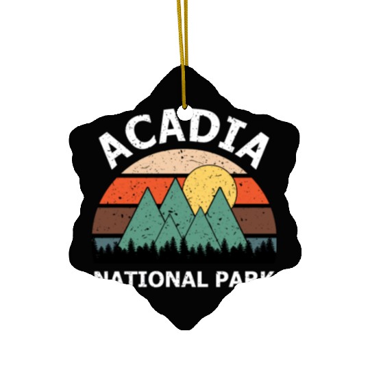 Acadia National Park Gift Ceramic Ornaments