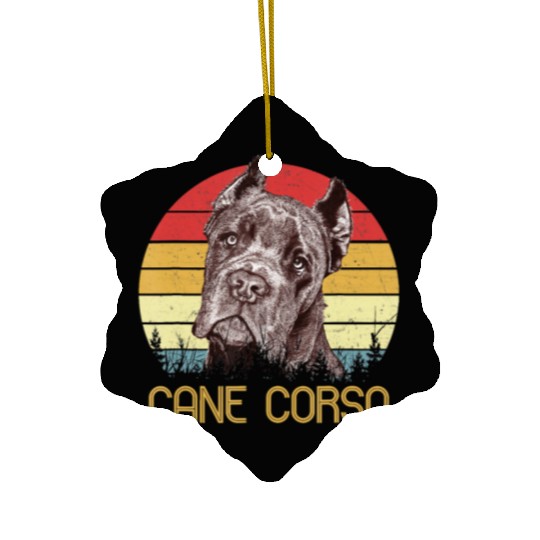 cane corso - cane corso gift Ceramic Ornaments