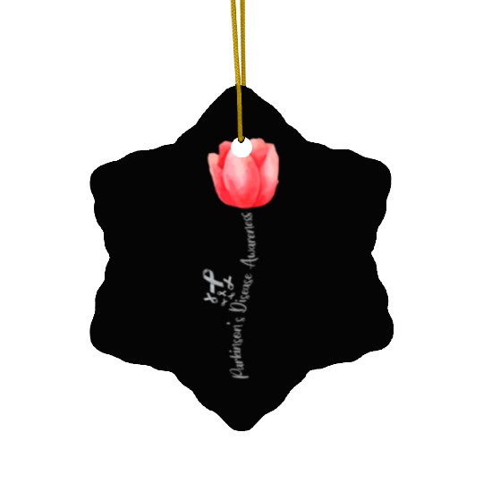 Parkinson Disease Awareness Tulip April National M Ceramic Ornaments