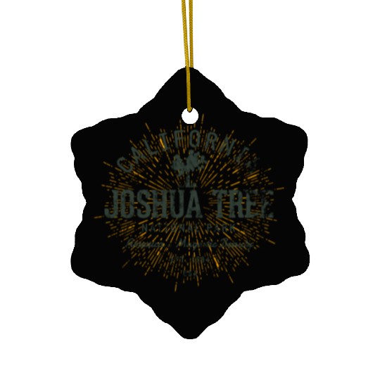 Vintage Joshua Tree National Park Gift Ceramic Ornaments