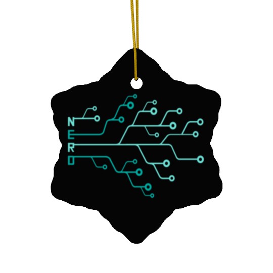 Logic Gates Nerd Ceramic Ornaments