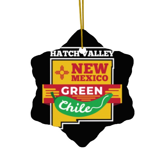 Hatch Chile Ceramic Ornaments Green Chili Pepper
