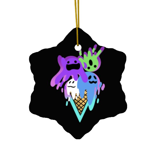 Ice Scream Parodi Ceramic Ornaments