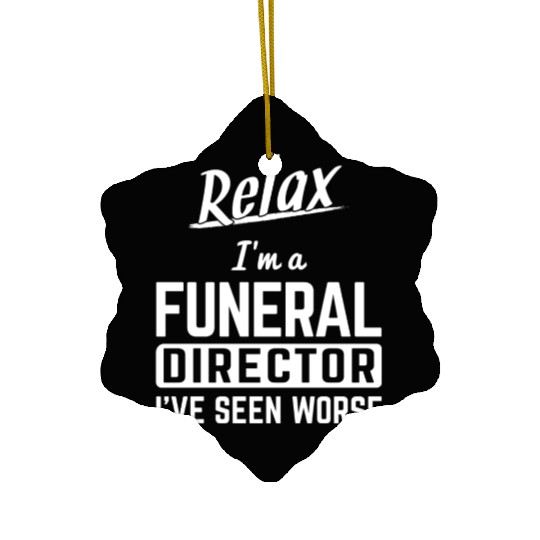Funeral Director Director Ceramic Ornaments
