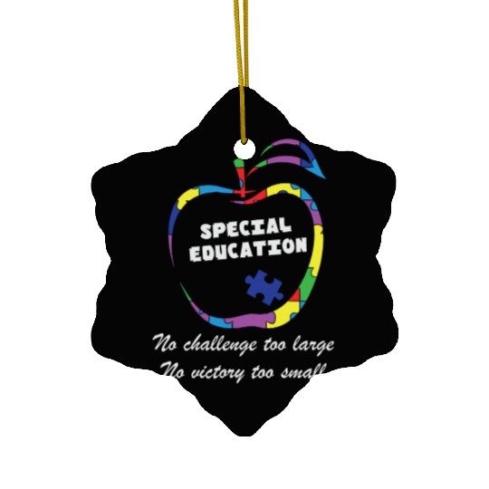 Autism Special Education Teacher Ceramic Ornaments