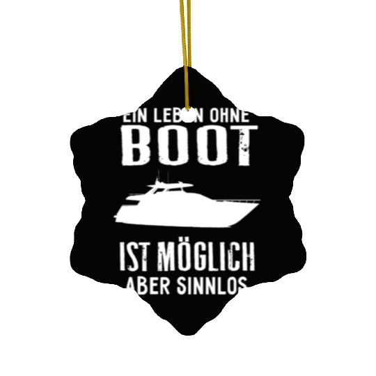 Life boat gift sailor sailboat yacht club Ceramic Ornaments