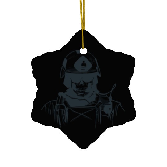 Special Forces Skull Ceramic Ornaments