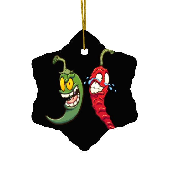 Chili pepper Ceramic Ornaments