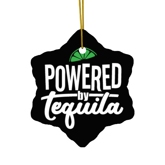Powered by Tequila Ceramic Ornaments