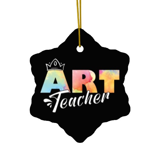Art Teacher Teaching Student Arts Class Gifts Ceramic Ornaments