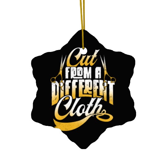 Cut From A Different Cloth Hip Hop Quote Style Str Ceramic Ornaments
