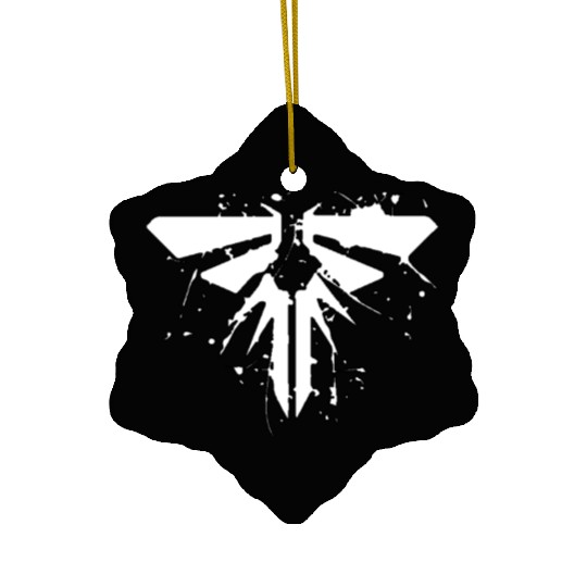 the last of us fireflies ellie joel abby Ceramic Ornaments