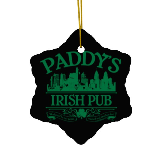 It'S Always Sunny In Philadelphia Paddy’S Irish Pu Ceramic Ornaments