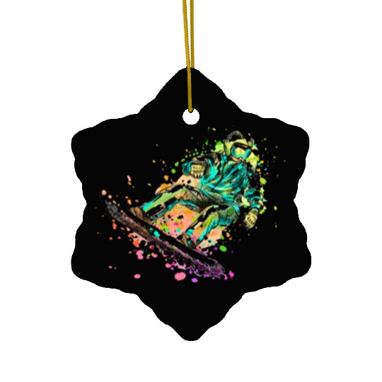 Snowboard Snowboarding Snowboarder Ceramic Ornaments