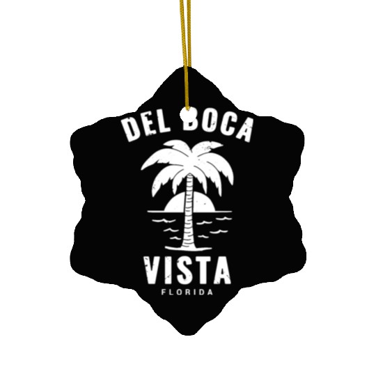 Del Boca Vista - Retirement Community Ceramic Ornaments
