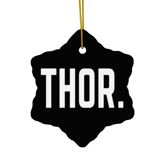 Thor Ceramic Ornaments