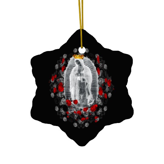 Our Lady of Guadalupe Mexico Virgin Mary A-100421 Ceramic Ornaments