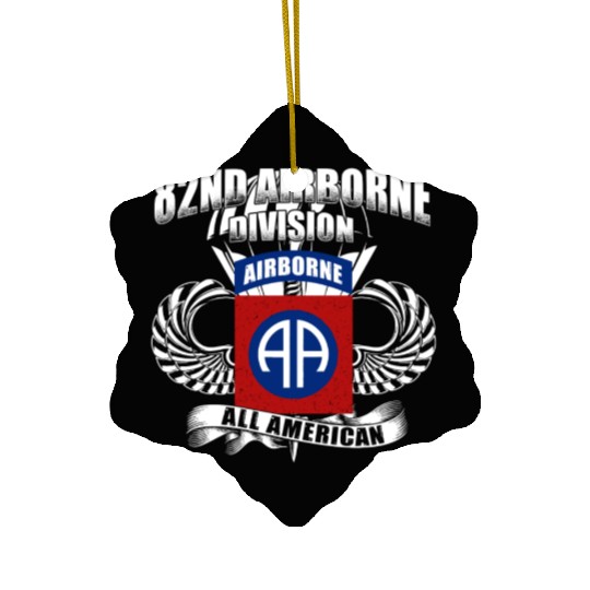 82nd Airborne Division US Army Ceramic Ornaments