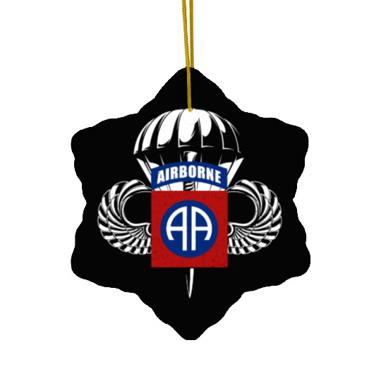 Airborne Paratrooper Wings US Army Military Ceramic Ornaments