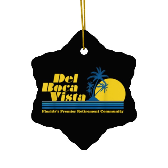 Del Boca Vista Retirement Community Funny No 2376 Ceramic Ornaments