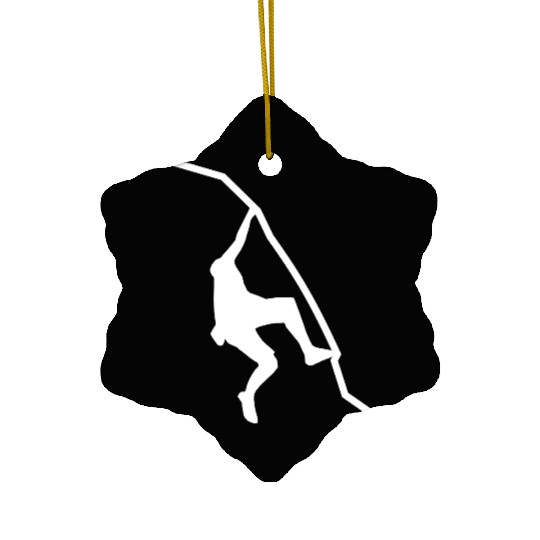 Bouldering Ceramic Ornaments