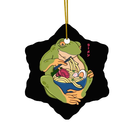 Toad Japanese Ramen Ceramic Ornaments