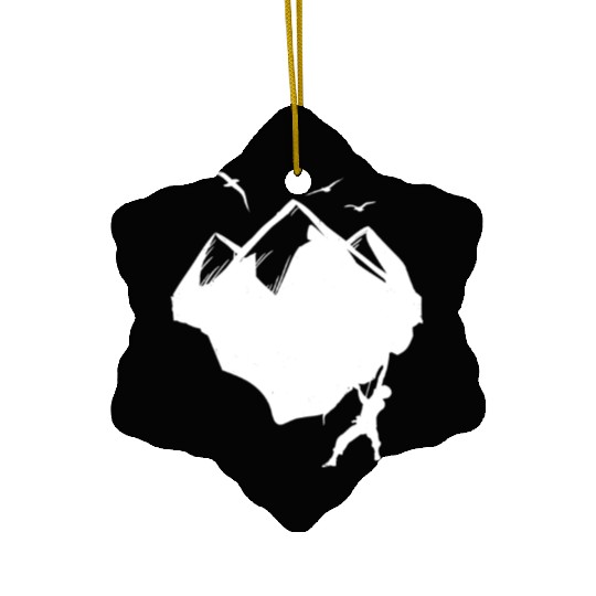 Climbing Carabiner Bouldering Mountain Sports Ceramic Ornaments