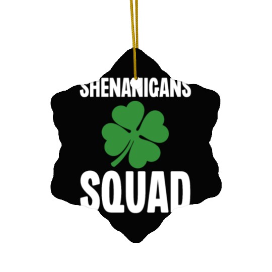 Shenanigans Squad Ceramic Ornaments