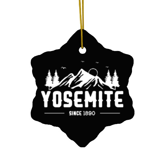 Yosemite National Park 1890 Ceramic Ornaments
