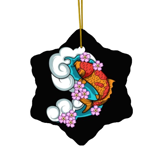 Cherry Blossom Aquarist Gift Ceramic Ornaments