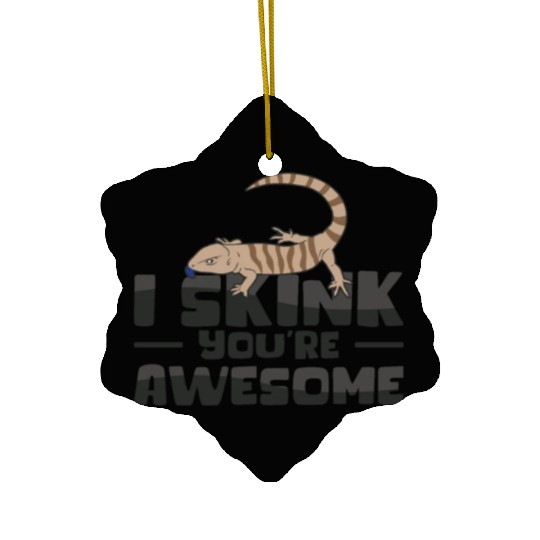 Herpetology Skink Lizard Wildlife Reptile Ceramic Ornaments