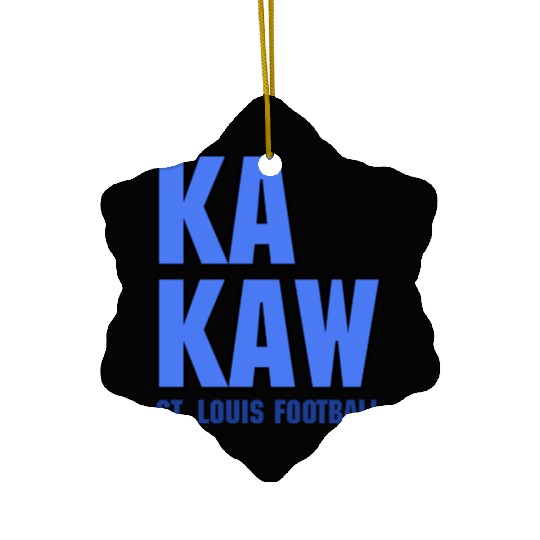 BATTLEHAWKS FOOTBAL ST LOUIS Ceramic Ornaments