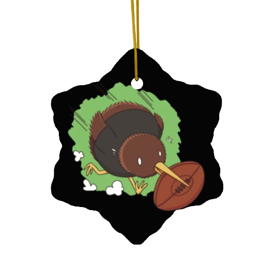 Funny Kiwi Animal Ceramic Ornaments