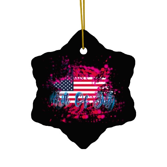 Independence Day 4Th Of July Ceramic Ornaments