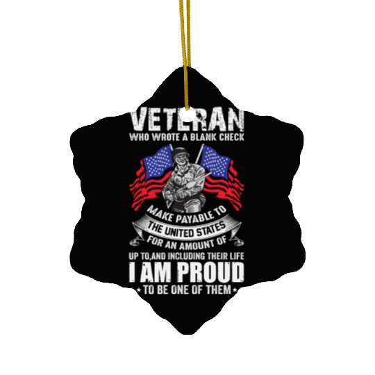 Veterans day celebration. Thank you veterans Ceramic Ornaments