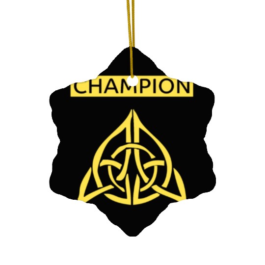 Fantasy football champion Ceramic Ornaments