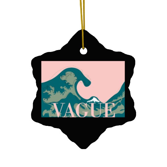 La Grande Vague - The Great Wave Ceramic Ornaments