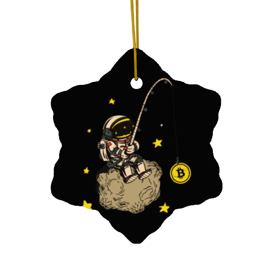 Funny Bitcoin Crypto Blockchain Btc Fun Lovers Ceramic Ornaments