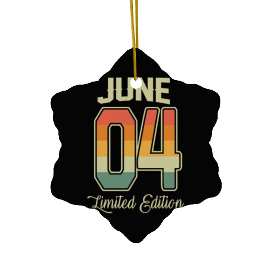 Vintage 18th Birthday June 2004 Sports Gift Ceramic Ornaments