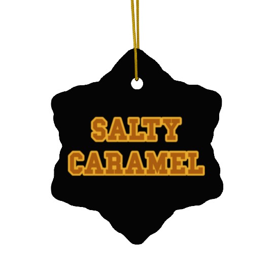 Salty Caramel Ceramic Ornaments