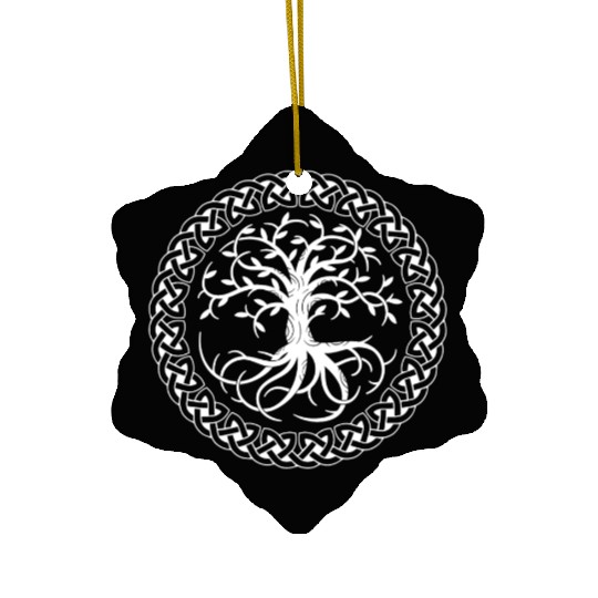 Celtic Tree of Life Ceramic Ornaments
