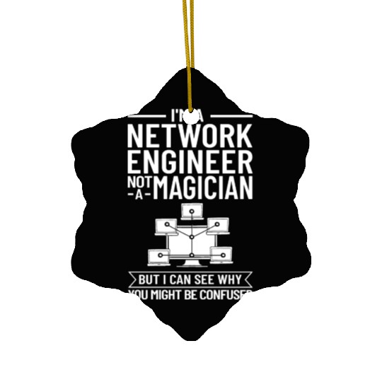 Network Engineer Director Computer Engineering Ceramic Ornaments